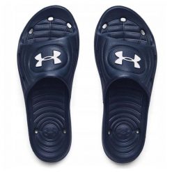 Klapki sportowe basenowe męskie Under Armour UA Locker IV. Niebieskie klapki i japonki męskie Under Armour. W wyprzedaży za 89.99 zł.