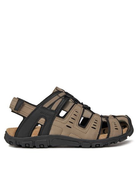 Geox Sandały Uomo Sandal Strada U4524C 000EK C6738 Brązowy. Brązowe sandały męskie Geox, ze skóry, bez zapięcia. Za 379.99 zł.