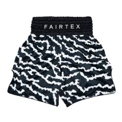 Spodenki bokserskie Fairtex Boxing Trunks BT2004 "Crack". Czarne szorty damskie FAIRTEX, bez wzorów, sportowe. Za 279.99 zł.