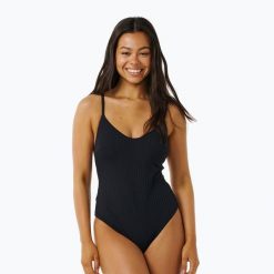 Strój kąpielowy jednoczęściowy damski Rip Curl Premium Cheeky. Czarne stroje jednoczęściowe damskie RIPCURL, l, bez wzorów. Za 189.00 zł.