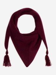 Just Cashmere Kaszmirowy szal "Lima" w kolorze bordowym rozmiar: onesize. Czerwone szaliki i kominy damskie Just Cashmere, bez wzorów, z kaszmiru. Za 291.25 zł.