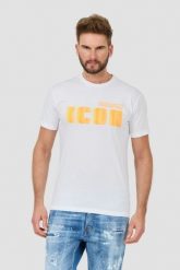 DSQUARED2 Biały męski t-shirt Icon Blur Cool Fit Tee, Rozmiar L. Białe t-shirty męskie Dsquared2, l, bez wzorów, bez kołnierzyka. W wyprzedaży za 665.99 zł.