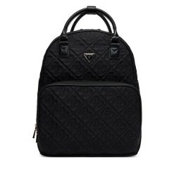 Plecak Guess. Czarne plecaki damskie Guess, z aplikacjami, sportowe. Za 559.99 zł.