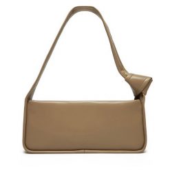 Torebka Calvin Klein Jeans. Brązowe torebki klasyczne damskie Calvin Klein Jeans, bez wzorów, z jeansu, bez dodatków. Za 229.99 zł.