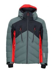 Peak Mountain Kurtka narciarska "Chalet" w kolorze zielono-pomarańczowym rozmiar: 3XL. Zielone kurtki narciarskie i snowboardowe damskie Peak Mountain, m, bez wzorów, bez kaptura, narciarskie. Za 591.60 zł.