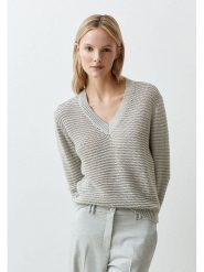 More & More Sweter w kolorze szarym rozmiar: 36. Szare swetry klasyczne damskie MORE & MORE, bez kołnierzyka. Za 118.56 zł.