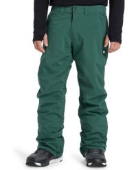 Spodnie do sportów zimowych techniczne dla Mężczyzn ESTATE. Zielone spodnie materiałowe męskie Quiksilver, bez wzorów, z poliesteru, sportowe. Za 459.99 zł.