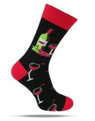 Tematyczne Skarpetki Bawełniane - Wino, Winogrona. Skarpetki męskie His Story, bez wzorów, z bawełny. Za 34.99 zł.