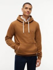 Tommy Hilfiger sweter z kapturem Mężczyźni Materiał dresowy brązowy, XL. Brązowe swetry męskie Tommy Hilfiger, m, bez wzorów, z dresówki, bez kołnierzyka. Za 449.95 zł.