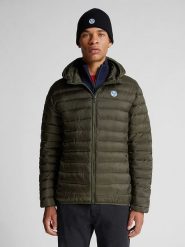 North Sails Kurtka pikowana w kolorze khaki rozmiar: L. Brązowe kurtki męskie North Sails, l, bez wzorów, bez kaptura. Za 395.95 zł.