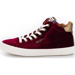 Pepe Jeans Damskie tenisówki PLS30768_aw18 37 burgund. Czerwone trampki i tenisówki damskie Pepe Jeans, bez wzorów, z jeansu. W wyprzedaży za 273.00 zł.