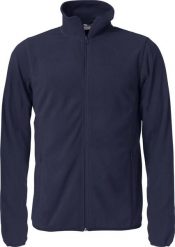 Clique Basic Kurtka Micro Fleece - 100% poliester antypill – dark navy. Niebieskie kurtki męskie CLIQUE, l, bez wzorów, z polaru, bez kaptura. Za 162.74 zł.