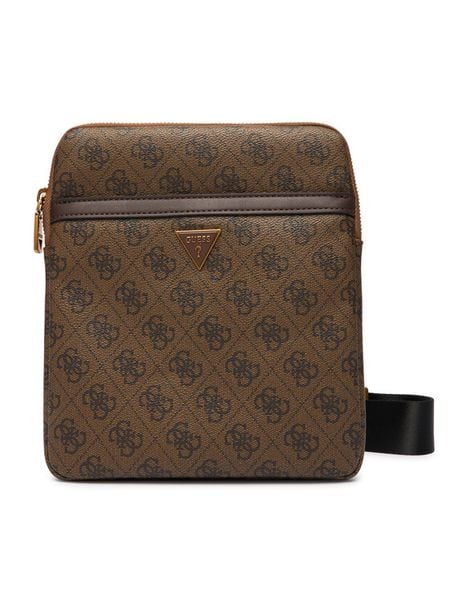 Guess Saszetka HMEVZL P2223 Brązowy. Brązowe saszetki męskie Guess, ze skóry. Za 329.99 zł.