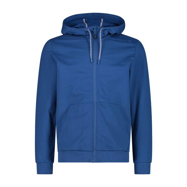 Bluza z kapturem zapinana na zamek błyskawiczny CMP. Niebieskie bluzy sportowe męskie CMP, m, z materiału. Za 253.00 zł.