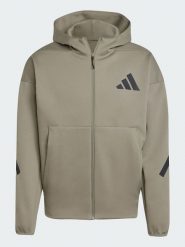 Adidas Bluza "M Z.N.E." w kolorze beżowo-szarym rozmiar: S. Brązowe bluzy z kapturem męskie Adidas, m. Za 191.88 zł.