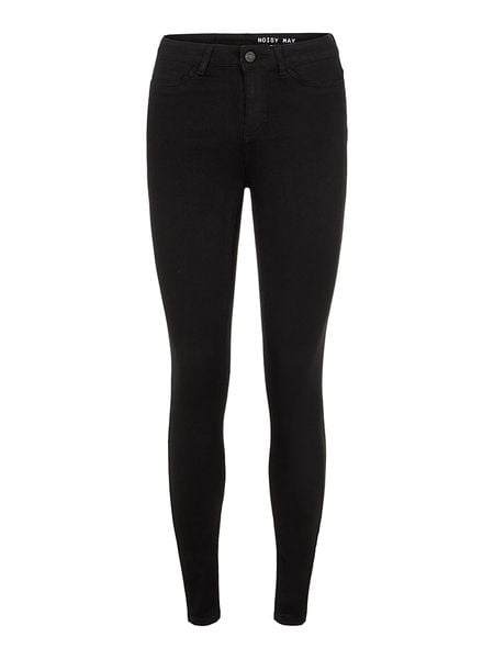 Noisy may Dżinsy "Callie" - Skinny fit - w kolorze czarnym rozmiar: W26/L30. Czarne jeansy damskie Noisy may, z podwyższonym stanem. Za 114.95 zł.