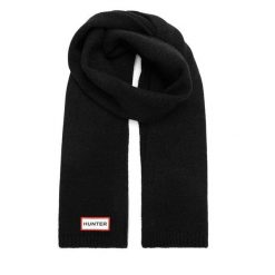Szalik Hunter. Czarne szaliki i kominy damskie Hunter, bez wzorów. Za 59.99 zł.