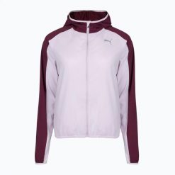 Kurtka do biegania damska PUMA Run 5K Woven Jacket. Fioletowe kurtki do biegania damskie Puma, xs, bez wzorów, z materiału, bez kaptura. Za 179.99 zł.