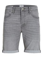 Jack & Jones Szorty dżinsowe "Rick" w kolorze szarym rozmiar: XL. Szare szorty męskie Jack & Jones, z aplikacjami, z jeansu, klasyczne. Za 96.37 zł.