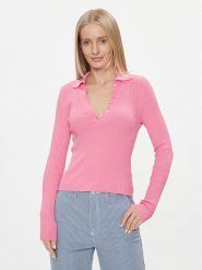 ONLY Sweter Minna 15309345 Różowy Regular Fit. Czerwone swetry klasyczne damskie Only, l, z syntetyku, bez kołnierzyka. Za 69.99 zł.