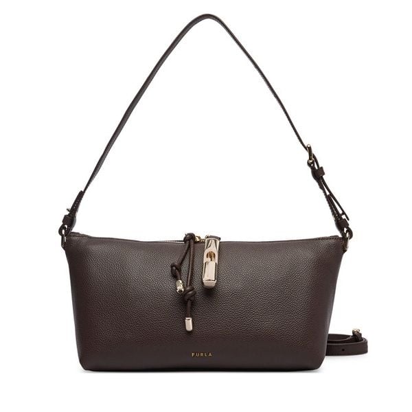 Torebka Furla. Brązowe torebki klasyczne damskie Furla, bez wzorów, bez dodatków. Za 1,259.00 zł.
