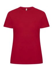 Clique Classic OC-T Women koszulka z 100% bawełny organicznej czerwona – red. Czerwone t-shirty damskie CLIQUE, xl, bez wzorów, z bawełny, bez kołnierzyka. Za 118.39 zł.