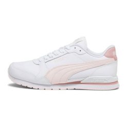 Buty Puma St Runner V3 L W 384855 18 białe. Białe buty sportowe na co dzień damskie bez wzorów, z gumy. Za 527.12 zł.