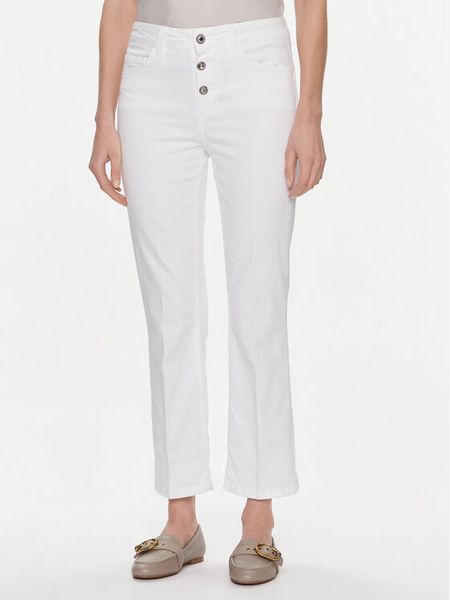 Liu Jo Jeansy UA4072 TS047 Biały Bootcut Fit. Białe jeansy damskie Liu Jo. Za 439.99 zł.