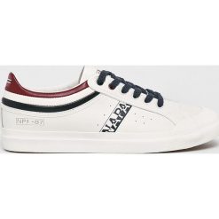 Napapijri - Buty. Białe buty sportowe na co dzień męskie Napapijri, z gumy, bez zapięcia. W wyprzedaży za 299.90 zł.