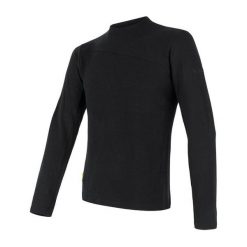 SENSOR Termoaktywna bluzka męska MERINO EXTREME-M-Czarny. Czarne bielizna termoaktywna męska Sensor, l, bez wzorów, z materiału. Za 398.90 zł.