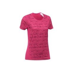 Koszulka turystyczna z krótkim rękawem MH500 damska. Brązowe t-shirty damskie QUECHUA, xs, bez wzorów, z elastanu, bez kołnierzyka. Za 29.99 zł.