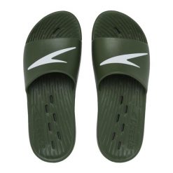 Klapki basenowe antypoślizgowe męskie Speedo Slide. Zielone klapki i japonki męskie Speedo. Za 156.65 zł.