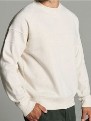 Bluza crewneck - kremowy. Białe bluzy bez kaptura damskie Sinsay, l. Za 69.99 zł.