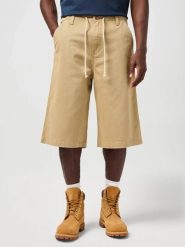MESKIE SPODENKI WRANGLER CJ DRAWSTRING SHORT KELP 112362918. Szorty męskie Wrangler, bez wzorów, z materiału. Za 169.99 zł.