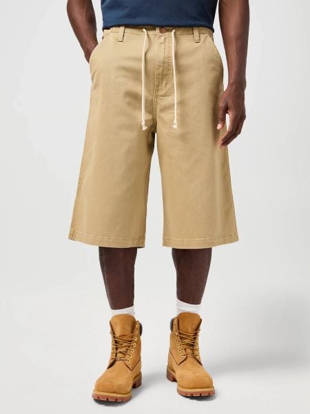 MESKIE SPODENKI WRANGLER CJ DRAWSTRING SHORT KELP 112362918. Szorty męskie Wrangler, bez wzorów, z materiału. Za 169.99 zł.