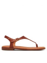 Pikolinos Sandały W0X-0954 Brązowy. Brązowe sandały damskie Pikolinos, bez wzorów, ze skóry, bez obcasa, na płaskiej podeszwie. Za 319.99 zł.