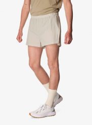 Spodenki do biegania Houdini Pace Light Shorts. Brązowe szorty męskie Houdini, z materiału, bez kołnierzyka. Za 285.99 zł.
