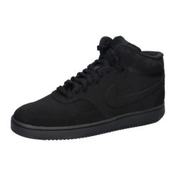 Buty Nike Court Vision Mid Czarne. Czarne buty sportowe na co dzień męskie Nike, z materiału, bez zapięcia, do koszykówki, nike court. Za 446.50 zł.