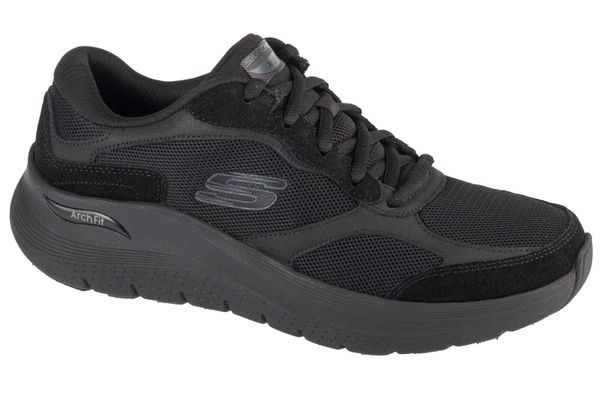 Buty sportowe Sneakersy męskie Skechers Arch Fit 2.0 - The Keep. Czarne buty sportowe na co dzień męskie Skechers, z materiału, bez zapięcia, trekkingowe. Za 389.99 zł.