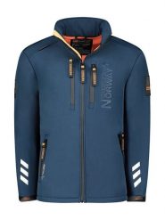 Geographical Norway Kurtka softshellowa "Richywood" w kolorze niebieskim rozmiar: XL. Niebieskie kurtki outdoor męskie Geographical Norway, xl, bez wzorów, bez kaptura. Za 312.58 zł.
