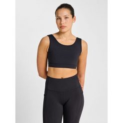 Biustonosz dla kobiet Hummel Hiit Intensity. Czarne biustonosze HUMMEL, bez wzorów. Za 207.50 zł.