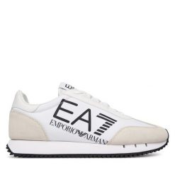 Sneakersy EA7 Emporio Armani. Białe bluzki sportowe damskie EA7 Emporio Armani, m, bez kołnierzyka, bez ramiączek. Za 727.99 zł.