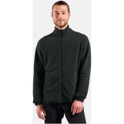 Bluza bez kaptura rozpinana Odlo Mid layer full zip CLASSIC FLEECE. Czarne bluzy bez kaptura męskie Odlo, s, z materiału. Za 319.35 zł.