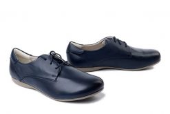 JOSEF SEIBEL 87284 971 530 Fiona 84 ocean, półbuty damskie. Niebieskie półbuty damskie Josef Seibel, bez wzorów, ze skóry, bez obcasa. Za 379.90 zł.