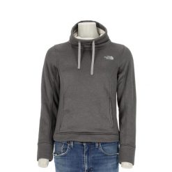 Second life - Bluza polarowa damska szara - Jak nowy. Szare bluzy bez kaptura damskie The North Face, l, z materiału. Za 127.76 zł.
