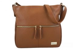 Shopperka skórzana BARBERINI'S j. brązowa 983-12. Brązowe shopper bag damskie Barberinis, bez wzorów, ze skóry, na ramię, duże, bez dodatków. Za 299.99 zł.