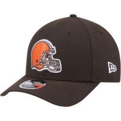 Czapka baseballowa 9forty NFL Cleveland Browns Team. Białe czapki męskie New Era, bez wzorów, z materiału, sportowe. Za 174.00 zł.
