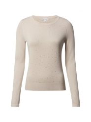 Marie Lund Sweter z dzianiny Kobiety Sztuczne włókno brązowy, L. Brązowe swetry klasyczne damskie Marie Lund, l, z dzianiny, bez kołnierzyka. Za 199.95 zł.
