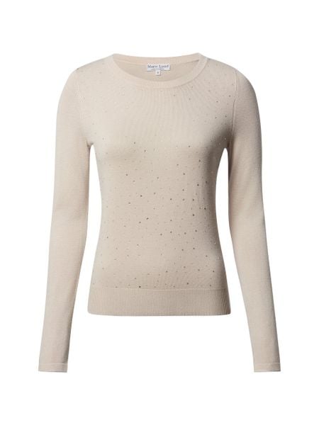 Marie Lund Sweter z dzianiny Kobiety Sztuczne włókno brązowy, L. Brązowe swetry klasyczne damskie Marie Lund, l, z dzianiny, bez kołnierzyka. Za 199.95 zł.