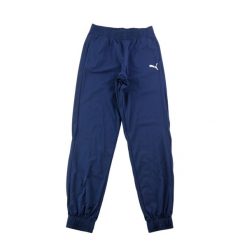 Second life - Spodnie dresowe męskie Puma Teamwear Tapered Fit - Jak nowy. Niebieskie spodnie sportowe męskie Puma, z dresówki. Za 85.16 zł.